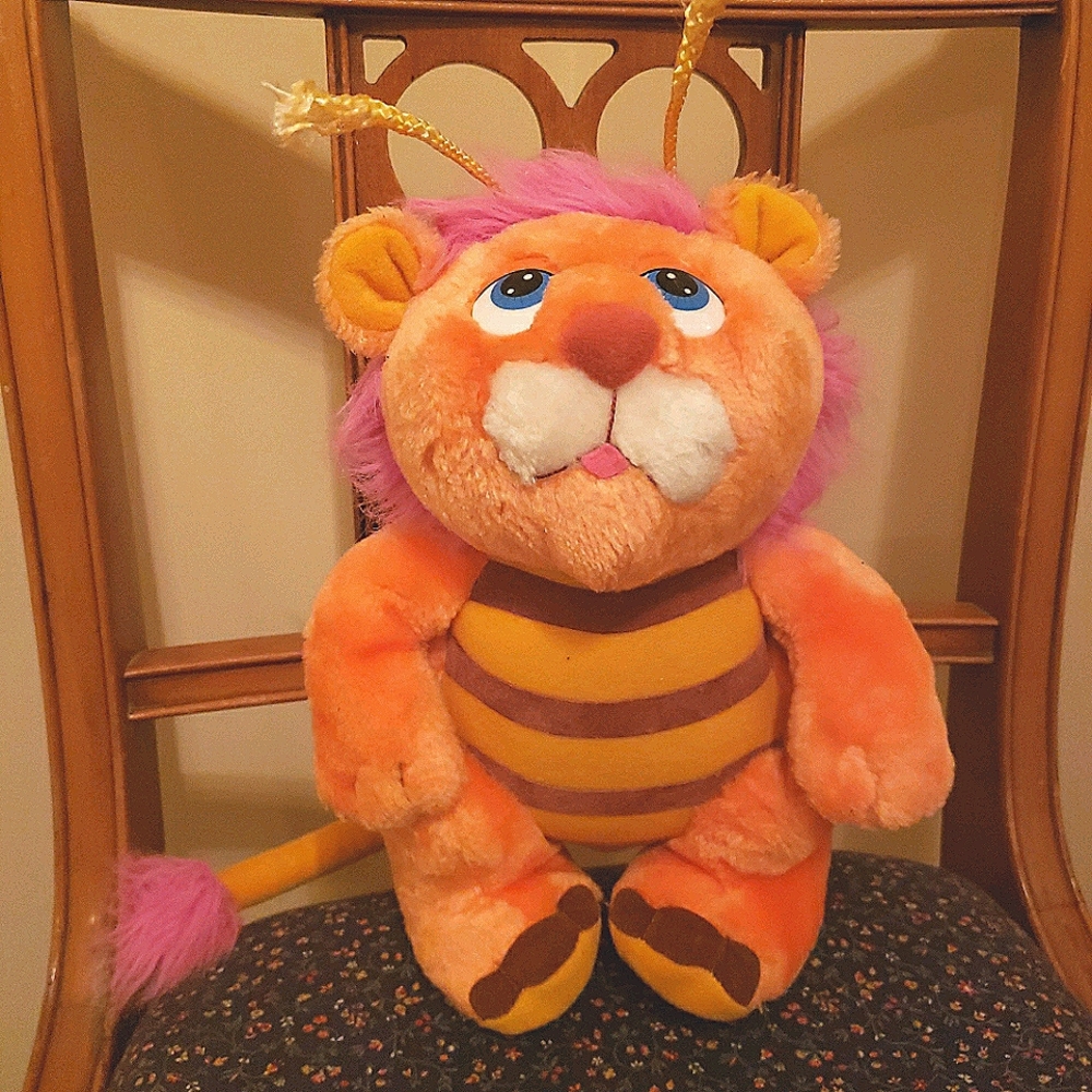 WUZZLES VINTAGE 1984 HASBRO SOFTIES BUMBLELION STU